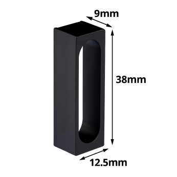 (VACSP1) Cuvette Acccessory Spacer for 1mm Path Length Cuvette, Size 38 x 12.5 x 9 mm