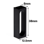 (VACSP2) Cuvette Acccessory Spacer for 2mm Path Length Cuvette, Size 38 x 12.5 x 8 mm