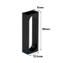 (VACSP5) Cuvette Acccessory Spacer for 5mm Path Length Cuvette, Size 38 x 12.5 x 5 mm