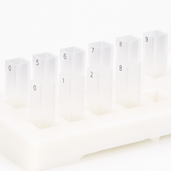 (VAOFN) 3.5mL Standard Absorption Cuvette with Number Markings 0-9, Lightpath 10mm