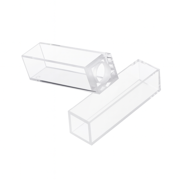 (VCK21) Custom Fluorescence Cuvette for Stirrer, Lightpath 10 mm, 4 Windows, Fused - Image 5