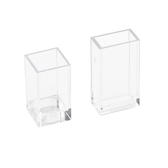 (VCOF30) Custom Cuvette for Stirrer, Lightpath 30 mm, 4 Windows, Wall Thickness 2 mm, Fused