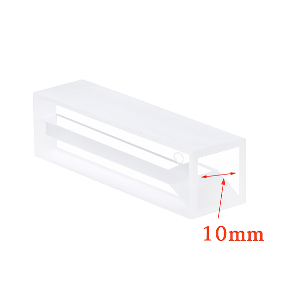 (VAOBM1) 0.35mL Semi-Micro Cuvette, PTFE Lid, Bonded, Width 1mm, 2 Windows - Image 5