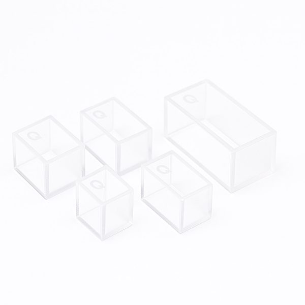 (VFOF27) 2.5mL Short Height Cuvette, 27x12.5x12.5 mm, 4 Windows, Fused, Lightpath 10mm - Image 5
