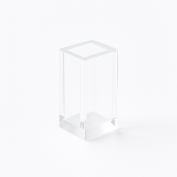 (VFOM104) 110uL Customized Cuvette, 10x6x6 mm, 4 Windows, Molded, Lightpath 4mm
