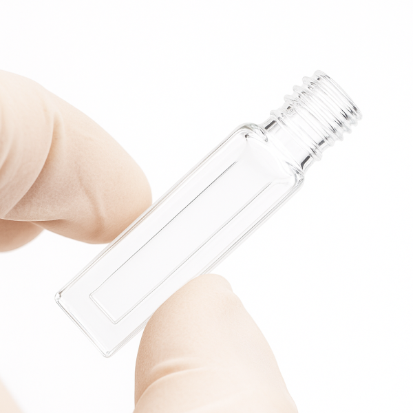 (VFSMS5) 1.75mL Semi-Micro Cuvette, Screw Cap, Molded, Width 5mm, 4 Windows
