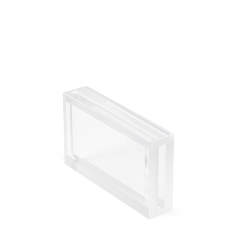 (VLB125) 1.4mL Flow Cuvette with 2 Ends Open, Lightpath 1/25mm, 4 Windows, Bonded