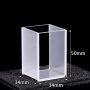 (VAFL30N) 43 mL Cuvette Mór, 2 Windows, Gan Clúdach, Comhleáite, Lightpath 30mm, 50x34x34 mm