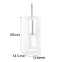 (VALB06) 6uL Cuvette with In/ Outlet Steel Connectors, Pathlength 0.1mm, 2 Windows, Z dim 15mm