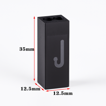 (VALB323) 32uL kuvette med 2 skrueforbindelser, Lightpath10mm, 2 vinduer, Z dim 15mm