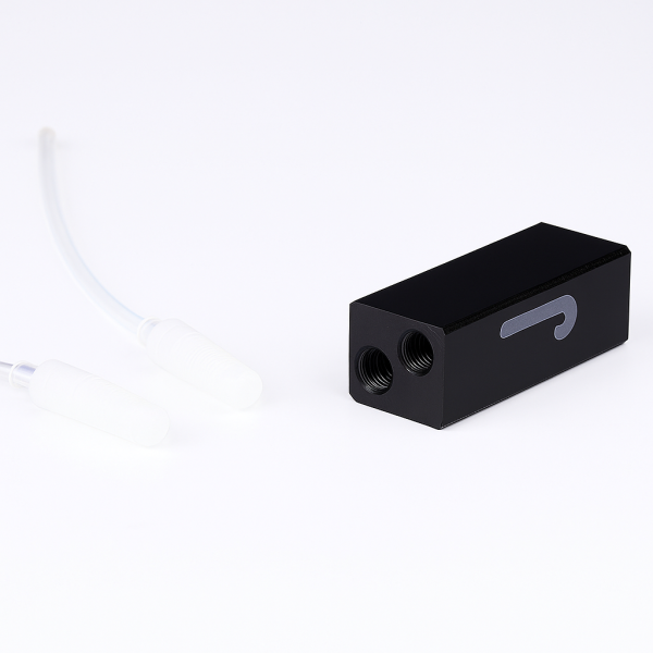 (VALB323) 32uL Cuvette with 2 Screw Connectors, Lightpath10mm, 2 Windows, Z dim 15mm - Image 4