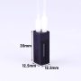 (VALB60) Micro cuvetta da 60 ul con 2 connettori a vite, lunghezza del percorso 1 mm, 2 finestre, Z dim 15 mm