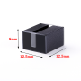 (VAOB10D) 100uL Sub Micro Absorption Cuvette, Customized, All Black, Bonded, Height 8mm