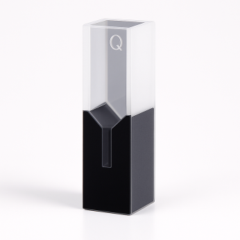 (VAOB200B) Cubeta de microabsorción de 200 uL, parte inferior negra, unida, 2 ventanas