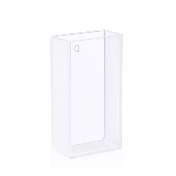 (VAOF30B) Cuvette Soiléir Fuinneog Macra 10.5mL, Comhleáite, Cosán Solais 30mm, 45x32.5x12.5 mm