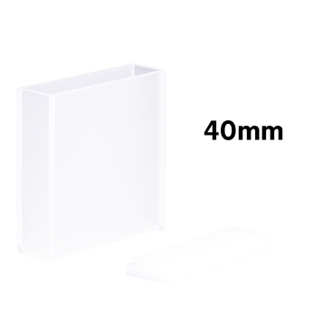 (VAOF40) 14mL standardabsorptionskyvett med PTFE-lock, smält, ljusväg 40 mm