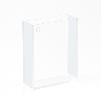 (VAOF40B) Cuvette Soiléir Fuinneog Macra 14mL, Comhleáite, Cosán Solais 40mm, 45×42.5×12.5 mm