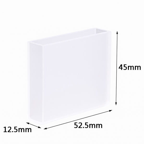(VAOF50) 17.5mL Standard Absorption Cuvette with PTFE Lid, Fused, Lightpath 50mm - Image 3