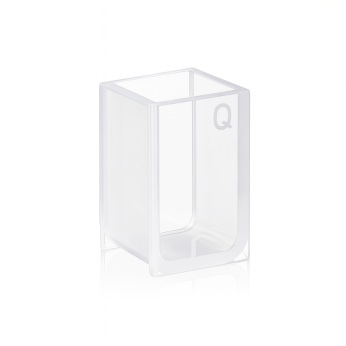 (VAOF56) 1.5mL Short Height Cuvette, 20×12.5×12.5mm, 2 Windows, Fused, Lightpath 10mm