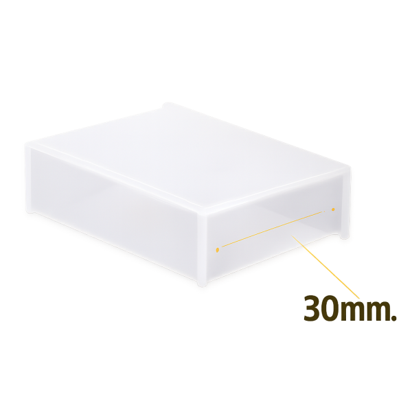 (VAOFI30) 10.5mL IR Cuvette with PTFE Lid, Fused, Round Base, Lightpath 30mm - Image 2