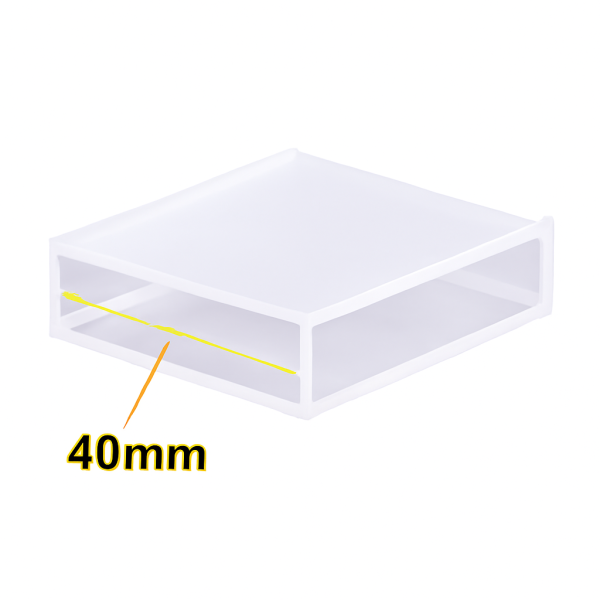 (VAOFI40) 14mL IR Cuvette with PTFE Lid, Fused, Round Base, Lightpath 40mm - Image 4