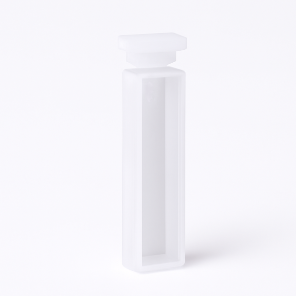 (VAOFI5) 1,75 ml IR-kyvett med PTFE-lock, smält, rund bas, ljusväg 5 mm