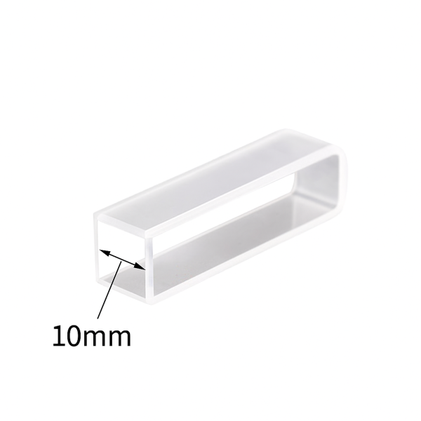 (VAOFIB) 3.5mL Absorption Cuvette with PTFE Lid, Fused, Round Base, Lightpath 10mm - Image 5