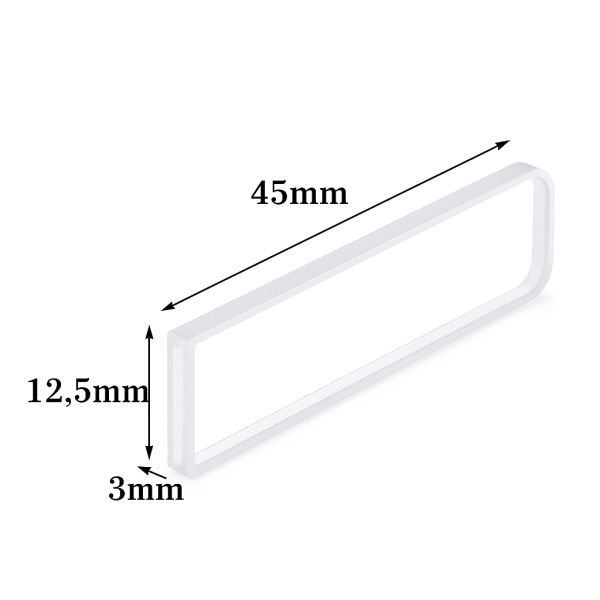 (VAOM05) 170uL Ultra Absorption Cuvette, Molded, Round Base, Lightpath 0.5mm - Image 4
