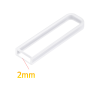 (VAOM2) Cuvette de absorção de 0,7 mL com tampa ptfe, moldado, base redonda, lightpath 2mm