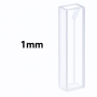 (VAOM51) 0.17mL Semi-Micro Cuvette, Open Top, Moldado, Largura 1mm, 2 Janelas, Lightpath 5mm