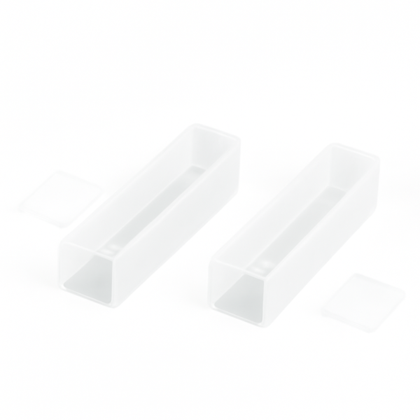 (VAOMI10) 3.5mL IR Cuvette with PTFE Lid, Molded, Round Base, Lightpath 10mm - Image 3