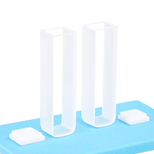 (VAOMI10) 3.5mL IR Cuvette with PTFE Lid, Molded, Round Base, Lightpath 10mm - Image 4