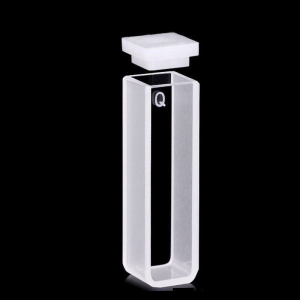 (VAOMK) 3.5mL Absorption Cuvette with PTFE Lid, Molded, Round Base, Lightpath 10mm - Image 2