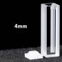 (VAOMS4) 1.4mL Semi-Micro Cuvette, Tampa PTFE, Moldado, Largura 4mm, 2 Janelas