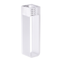 (VASM9) 0.7mL Absorption Cuvette with Macro Screw Cap, Molded, Round Base, Lightpath 2mm