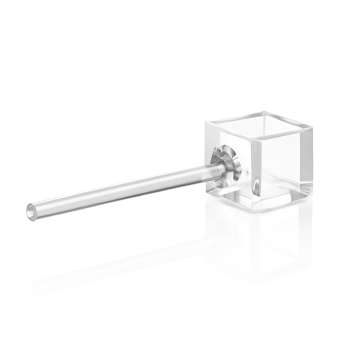 (VCMLA) 1 mL Laser Absorption Cell with Quartz Tube, Lightpath 10 mm, 4 Windows, Molded