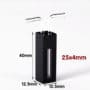 (VFLB110) 1 mL Micro Cuvette with Quartz Tubes, Pathlength 10mm, 3 Windows, Bonded