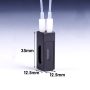 (VFLB450) Cuvetta da 450 uL con 2 connettori a vite, lunghezza del percorso 10 mm, 3 finestre, Z dim 15 mm