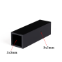 (VFOB45) 45uL Sub Micro Fluorescence Cuvette, All Black, Bonded, 3 Windows
