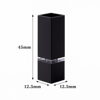 (VFOB50N) New 50uL Sub Micro Fluorescence Cuvette, Black, Bonded, 4 Windows