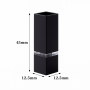 (VFOB50N) Ny 50uL Sub Micro Fluorescence Cuvette, Sort, Bonded, 4 Vinduer