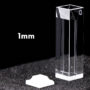 (VFOBS1) 0.35mL Semi-Micro Cuvette, PTFE Lid, Bonded, Width 1mm, 4 Windows