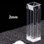 (VFOBS2) 0.7mL Semi-Micro Cuvette, PTFE Lid, Bonded, Width 2mm, 4 Windows