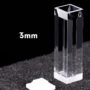 (VFOBS3) 1.05mL Semi-Micro Cuvette, PTFE Lid, Bonded, Width 3mm, 4 Windows