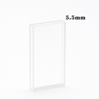(VFOF03) 2.1 mL Dual Pathlength Cuvette, Fused, Lightpath 3mm or 20mm, 45×22.5×5.5 mm