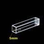 (VFOFC55) Microcuvette de 0,875 ml, personnalisée, dessus ouvert, fusionnée, largeur 5 x 5 mm, 4 fenêtres