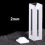 (VFOFS2) 0.7mL Semi-Micro Cuvette, PTFE Lid, Fused, Width 2mm, 4 Windows