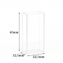 (VFOFS2010) 7 mL Dual Pathlength Cuvette, Fused, Lightpath 10mm or 20mm, 45x22.5x12.5 mm