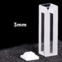 (VFOFS3) 1.05mL Semi-Micro Cuvette, PTFE Lid, Fused, Width 3mm, 4 Windows