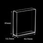 (VFOM14) 14ml Fluorescence Cuvette, Molded, Dual Lightpath 10/ 40mm, Open-Top, 4 Clear Windows